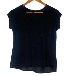 💰 5/25$ ♻️ Sanctuary Small Black Pocket Tee